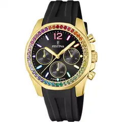 FESTINA - Reloj F206503 Negro Cronografo Mujer