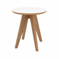 Mesa Auxiliar Fronteiras Blanco- canela