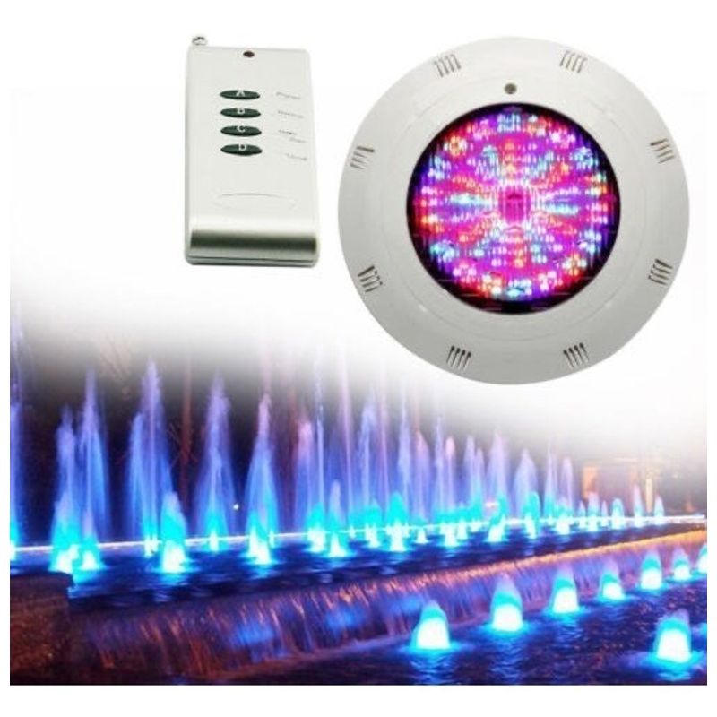 GENERICO - Foco Led Piscina Multicolor Rgb 18 W 12v + Control Remoto