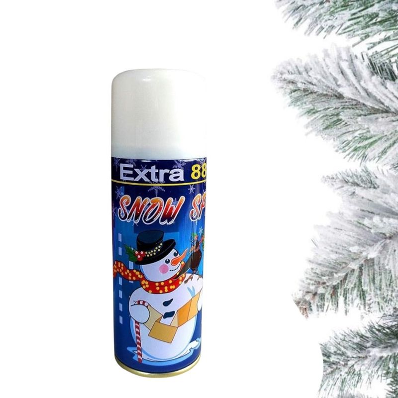 GENERICO - nieve artificial para arboles de navidad en spray 250ml