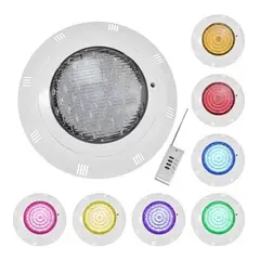 GENERICO - Foco Led Piscina Multicolor Rgb 24W 12v + Control Remoto