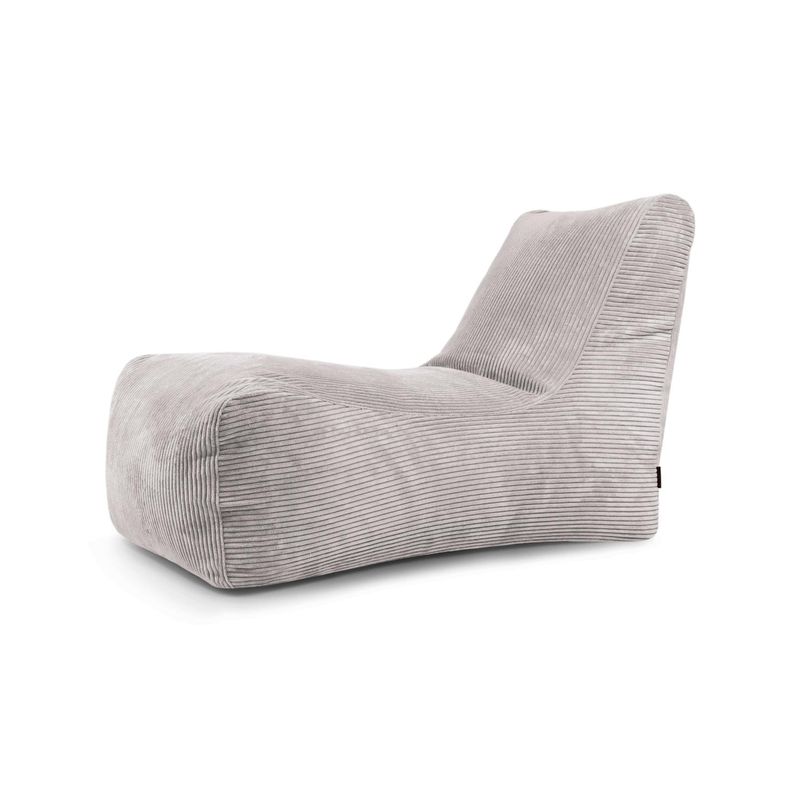 GENERICO - Pouf Lounge Waves White Grey