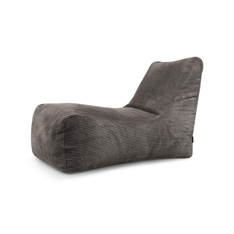 GENERICO - Pouf Lounge Waves Dark Grey