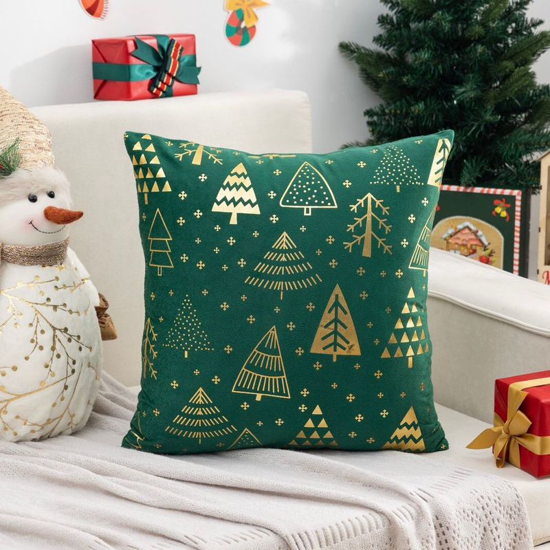 TODOHOGAR SANTIAGO DE CHILE - Cojín navideño con diseño estampado - D07