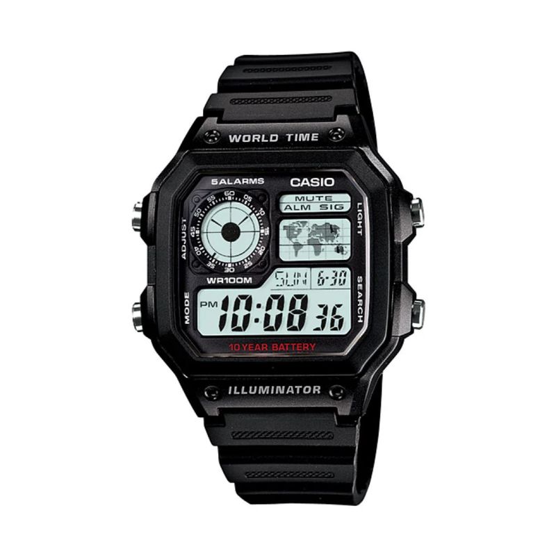 CASIO - Reloj Casio Digital Hombre AE-1200WH-1AV - Negro