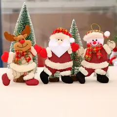 URBANCASE - Adornos De Navidad / Muñecos Colgantes Navideños x 4 unidades