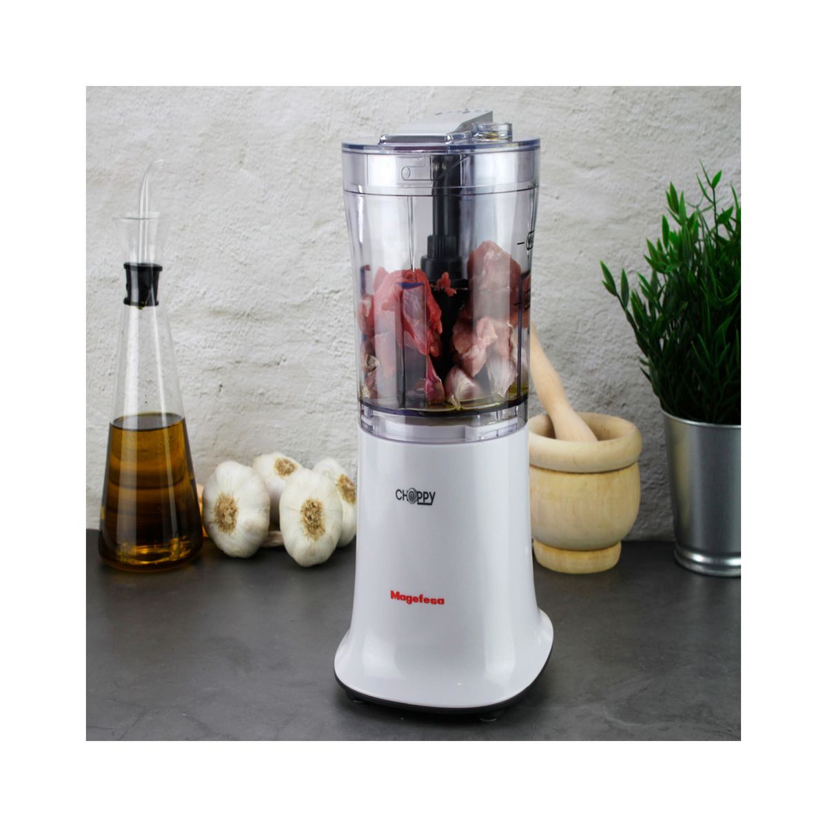 MAGEFESA - Picadora Eléctrica Magefesa Choppy Pro MGF4840 Multiuso 500W