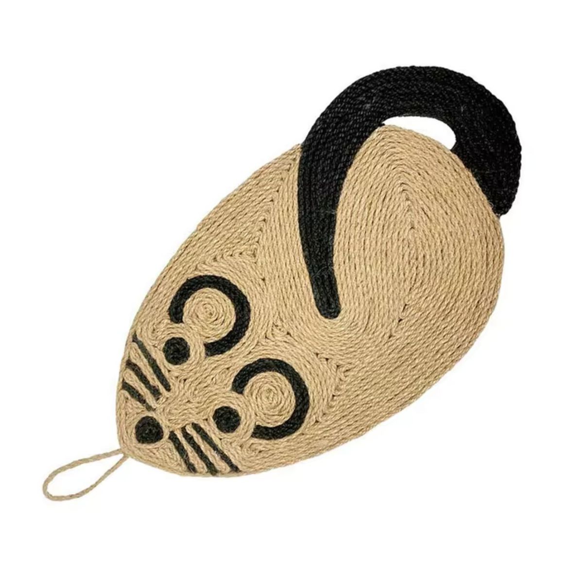 GENERICO - Rascador Colgante Cuerda Para Gatos Interactivo Forma Raton