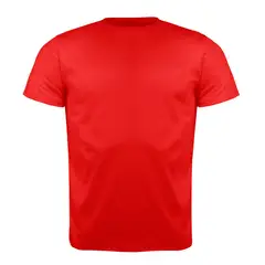 ANDESLAND OUTDOOR APPAREL - Polera Poliéster Manga Corta Otocyon Essential Rojo Unisex