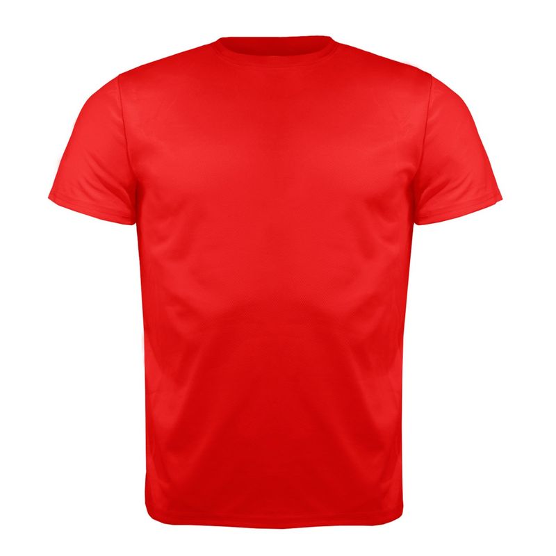 ANDESLAND OUTDOOR APPAREL - Polera Poliéster Manga Corta Otocyon Essential Rojo Unisex