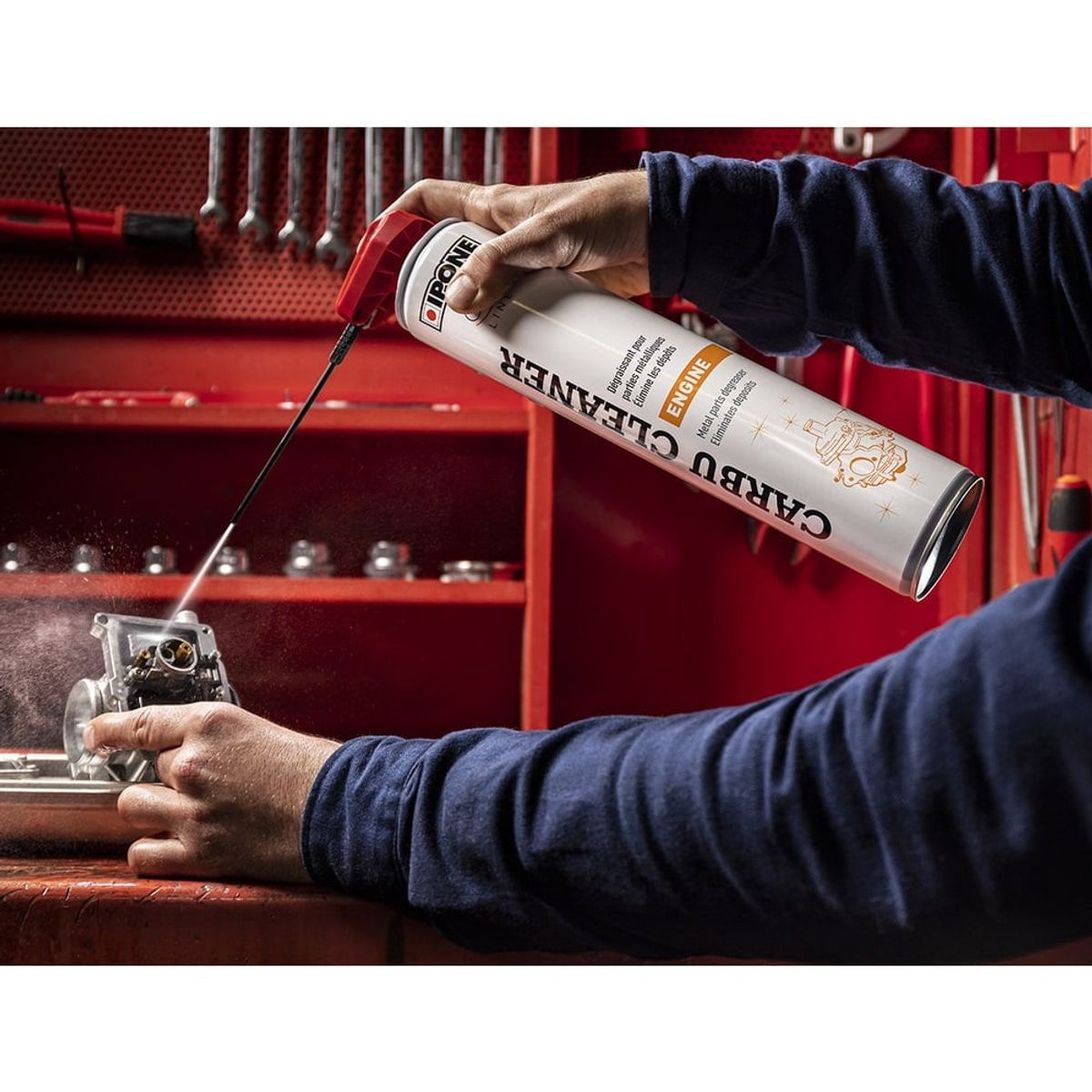 IPONE - Limpiador De Carburador Y Desengrasante 750ml Ipone Original