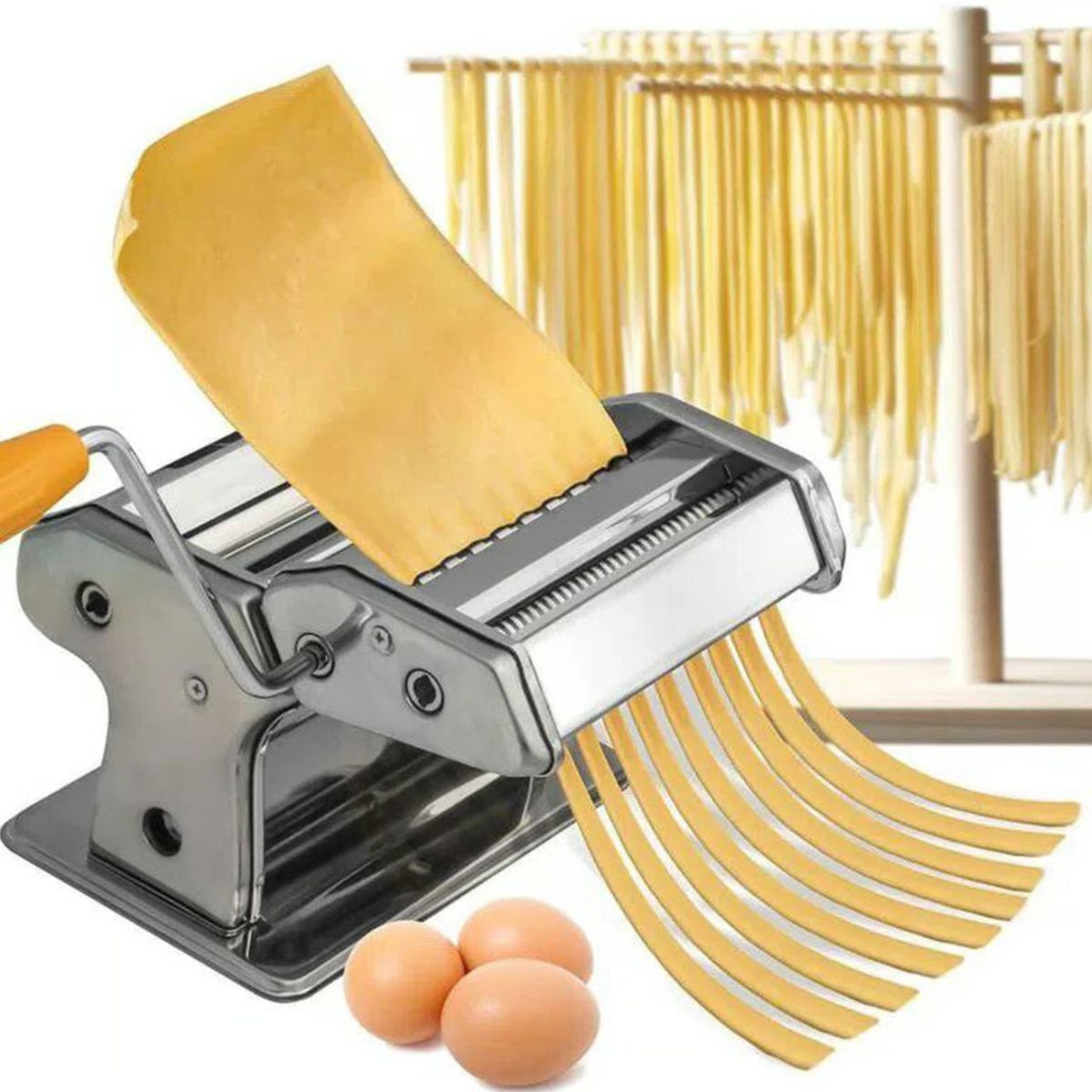 GENERICO - Maquina Para Hacer Pasta Acero Inoxidable Longitud 17 Cm