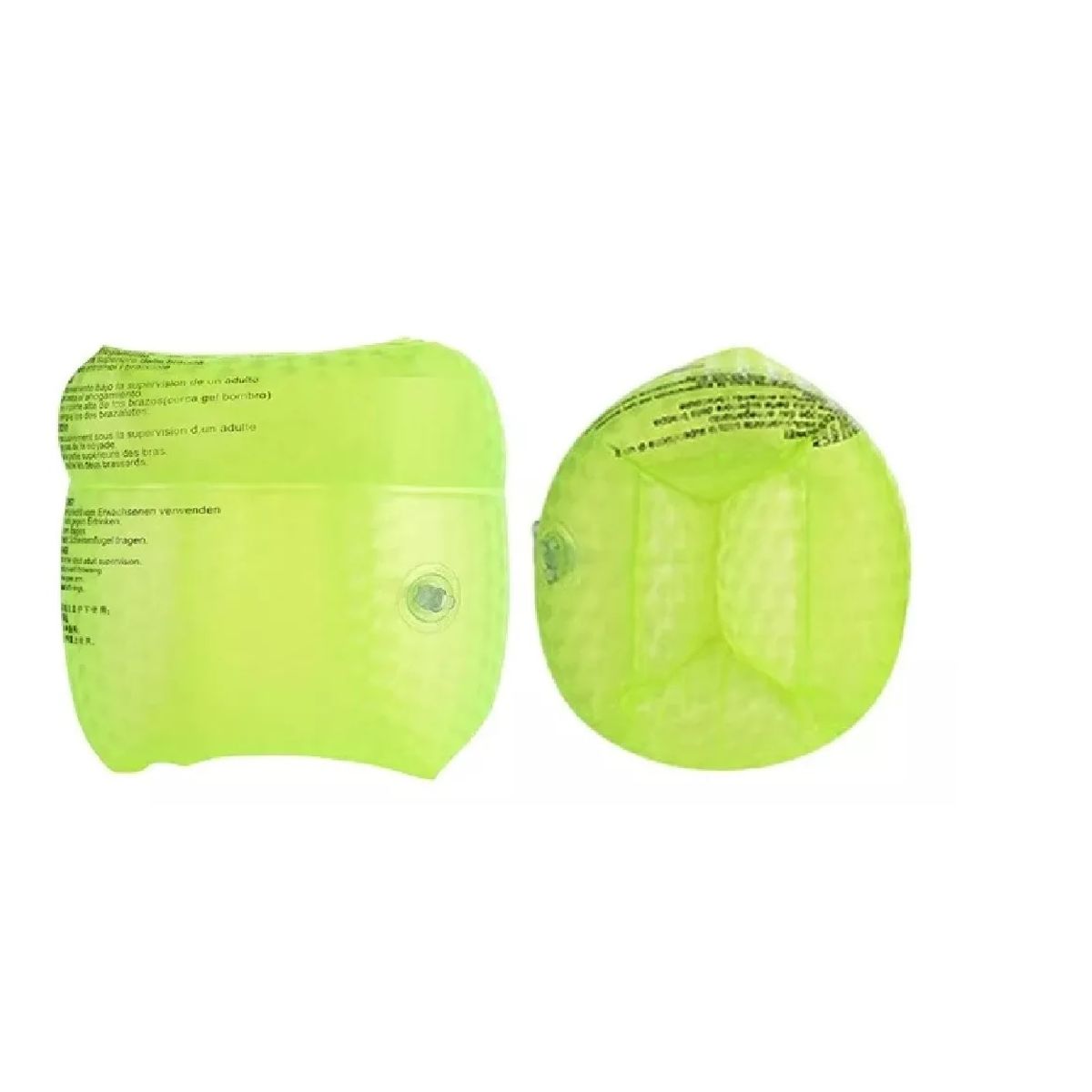 GENERICO - Par Flotador Alitas Inflables Infantiles Natacion Verde Neon