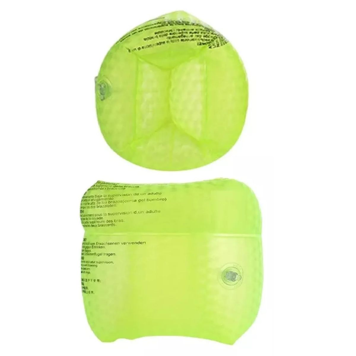 GENERICO - Par Flotador Alitas Inflables Infantiles Natacion Verde Neon