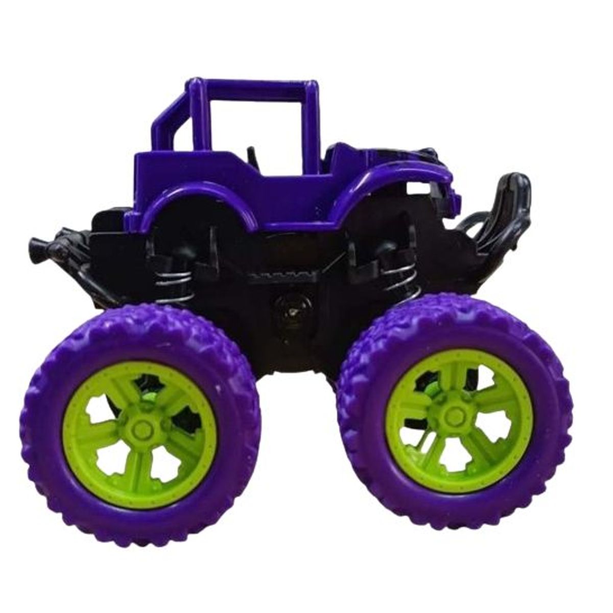 GENERICO - Juguete mini auto Fricción Monster Truck 10cm morado