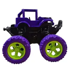 GENERICO - Juguete mini auto Fricción Monster Truck 10cm morado