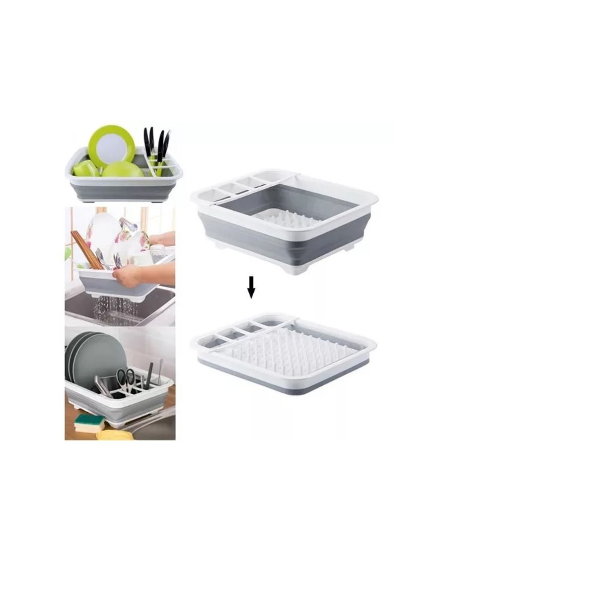 ANCORA - Secador Escurridor De Platos Silicona Ancora Orginal