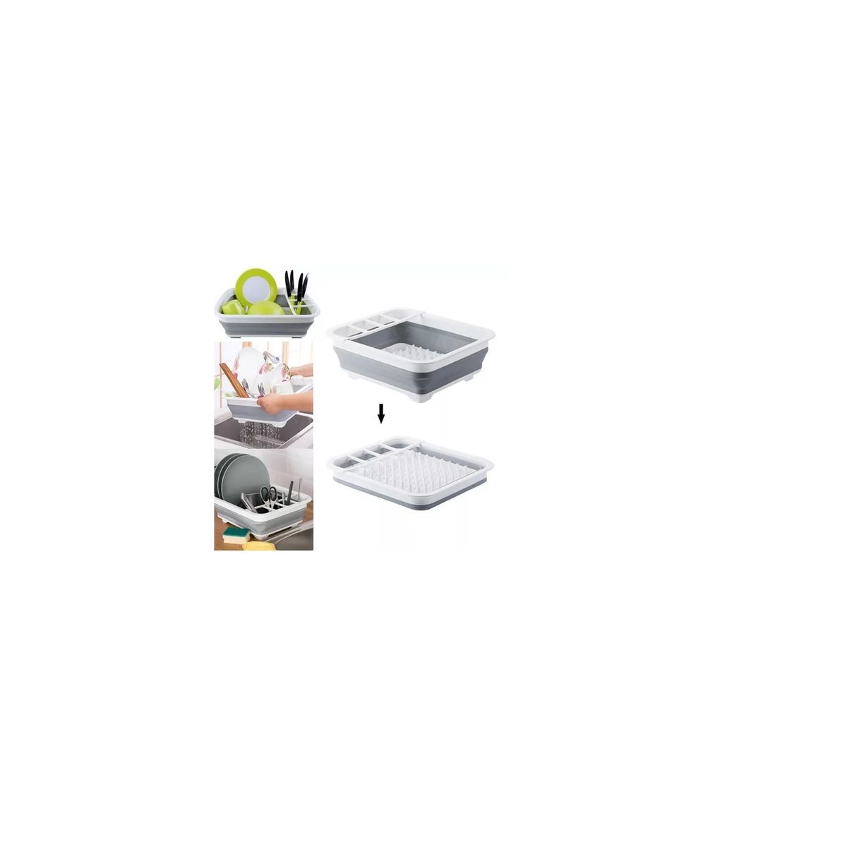 ANCORA - Secador Escurridor De Platos Silicona Ancora Orginal