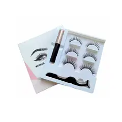 GENERICO - 3 X Set De Pestañas Magnéticas