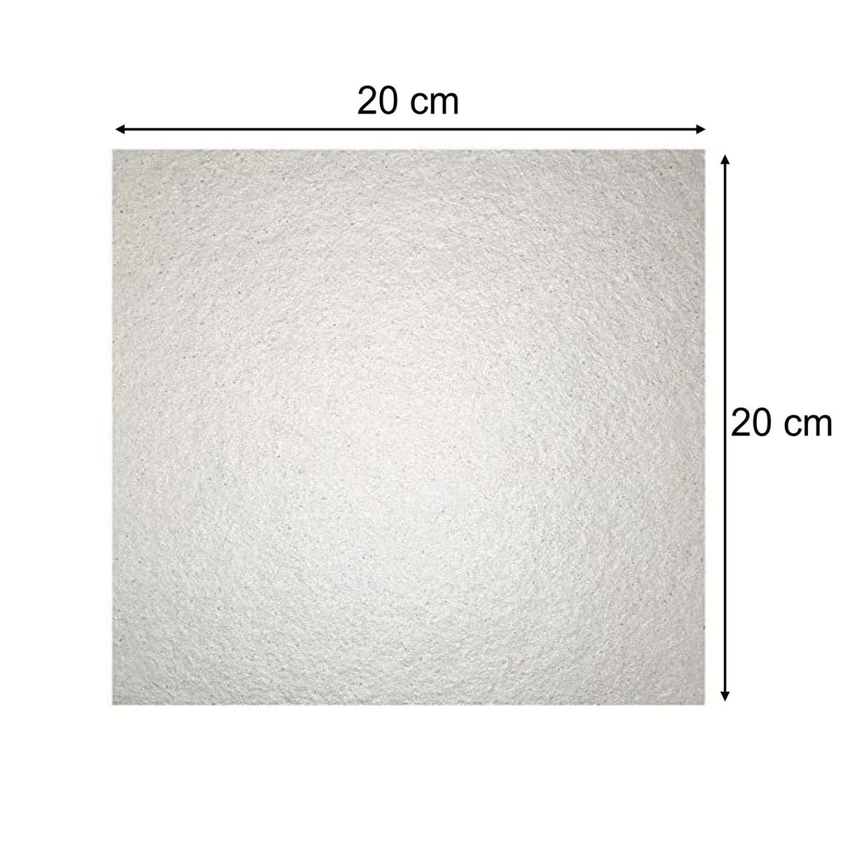 GENERICO - Placa Mica Rígida Microondas - 200 x 200mm