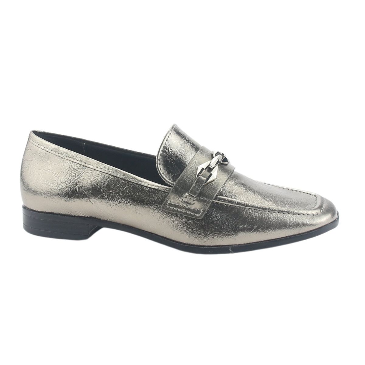 VIA MARTE - Mocasines Mujer Plata Casual Via Marte 075-007-01