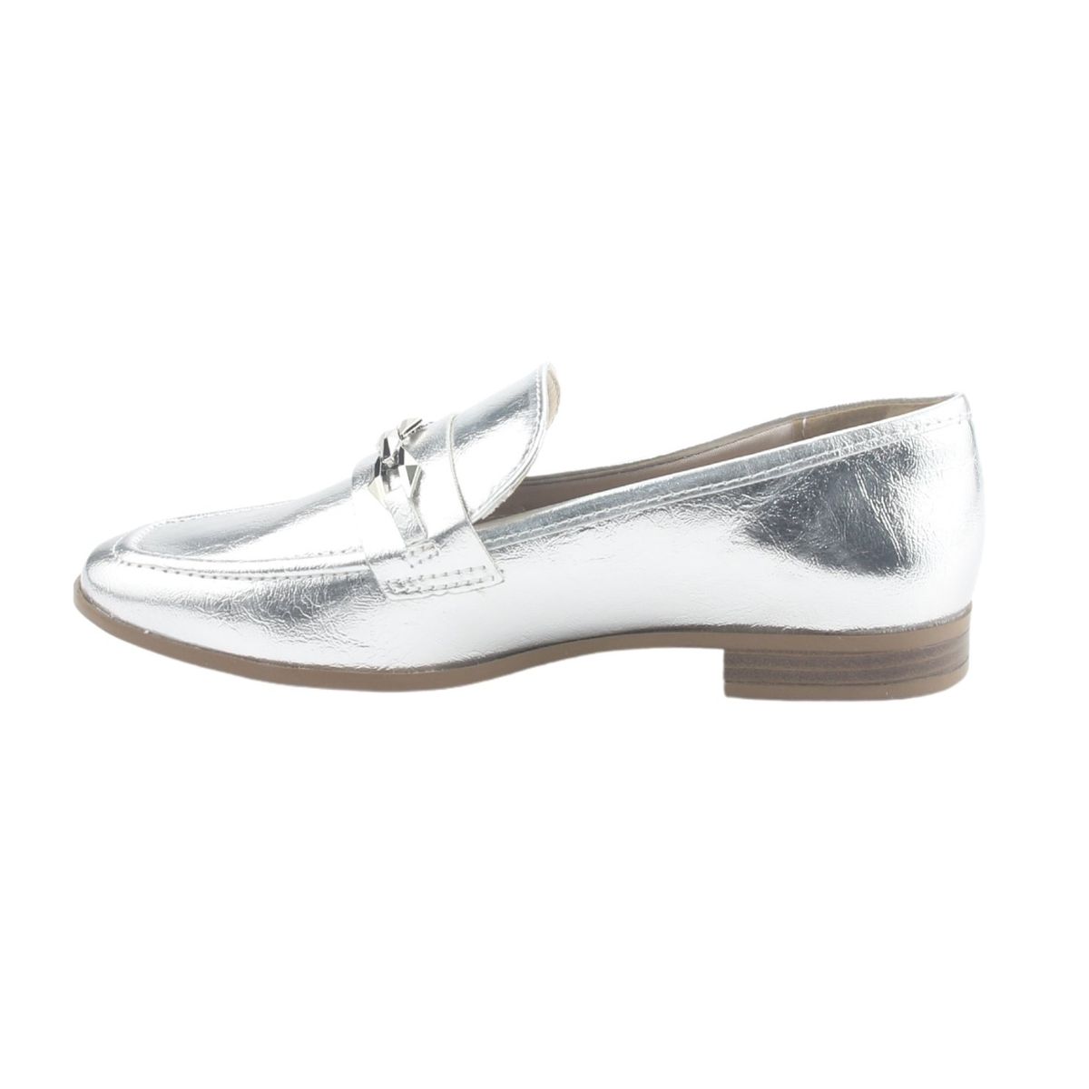 VIA MARTE - Mocasines Mujer Plata Casual Via Marte 075-007-01