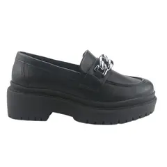 VIA MARTE - Mocasines Mujer Negro Casual 013-006-01