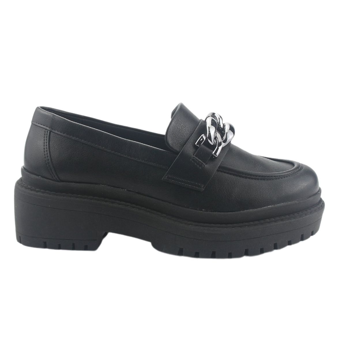 VIA MARTE - Mocasines Mujer Negro Casual Via Marte 013-006-01