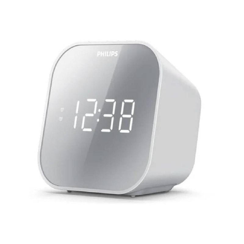 PHILIPS - Radio Reloj Philips TAR4406 FM/USB Bivolt Blanco