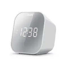 PHILIPS - Radio Reloj TAR4406 FM/USB Bivolt Blanco