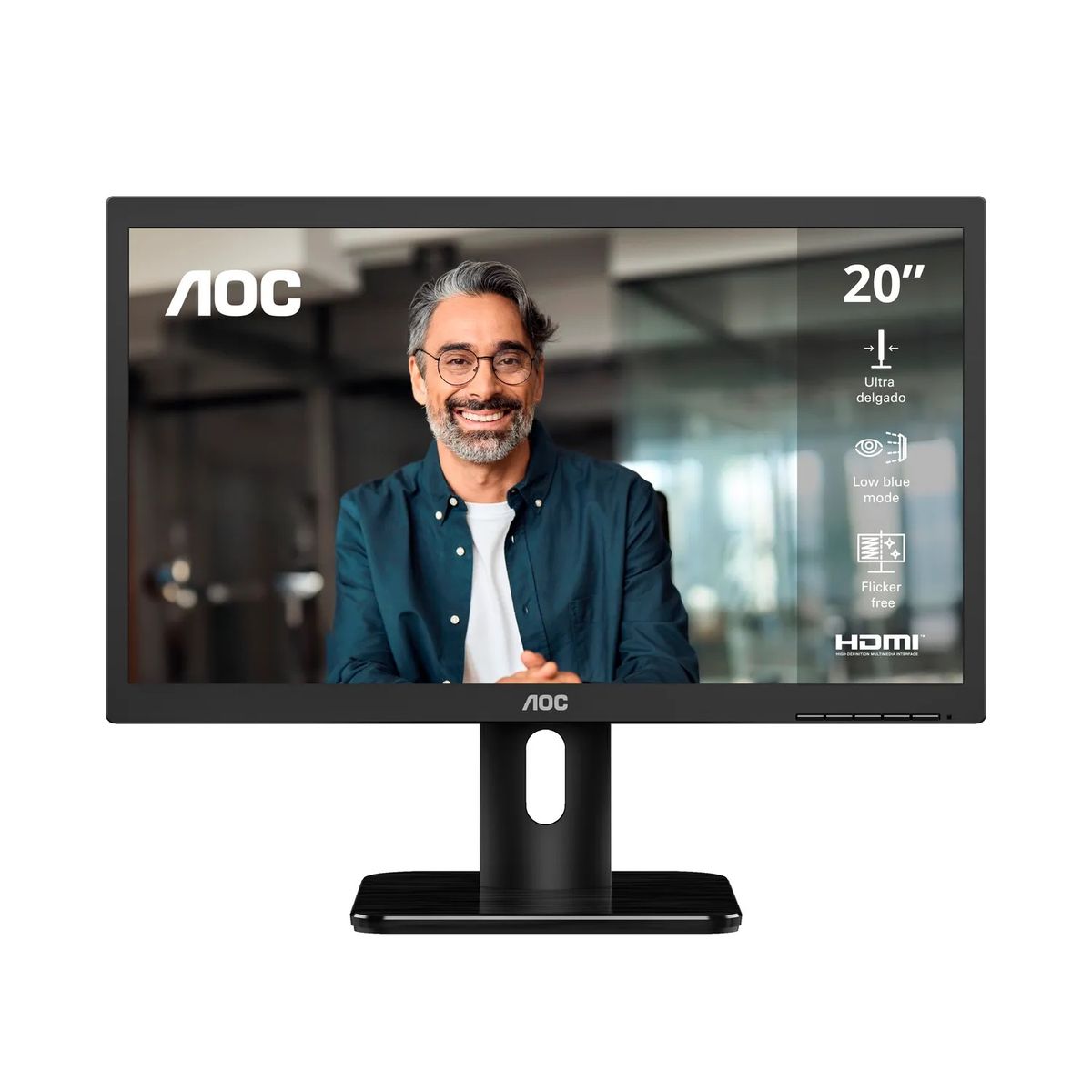 AOC - Monitor 20 AOC FHD 20E1H HDMI VGA