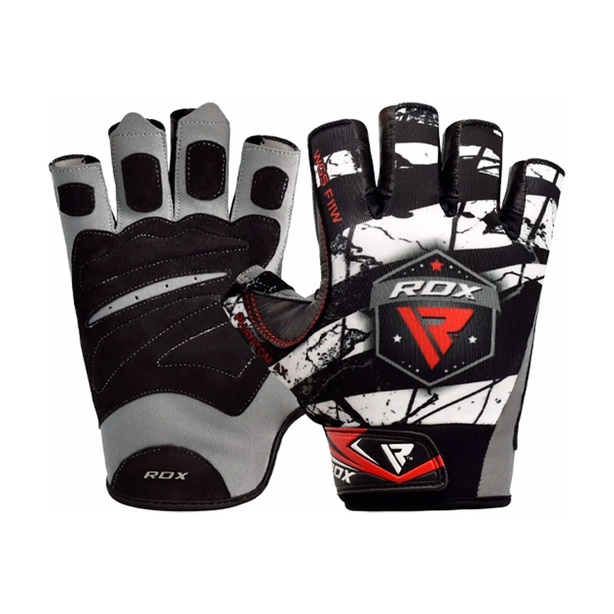 RDX - Guantes Rdx De Pesas Subli White F11 Wgs-f11w