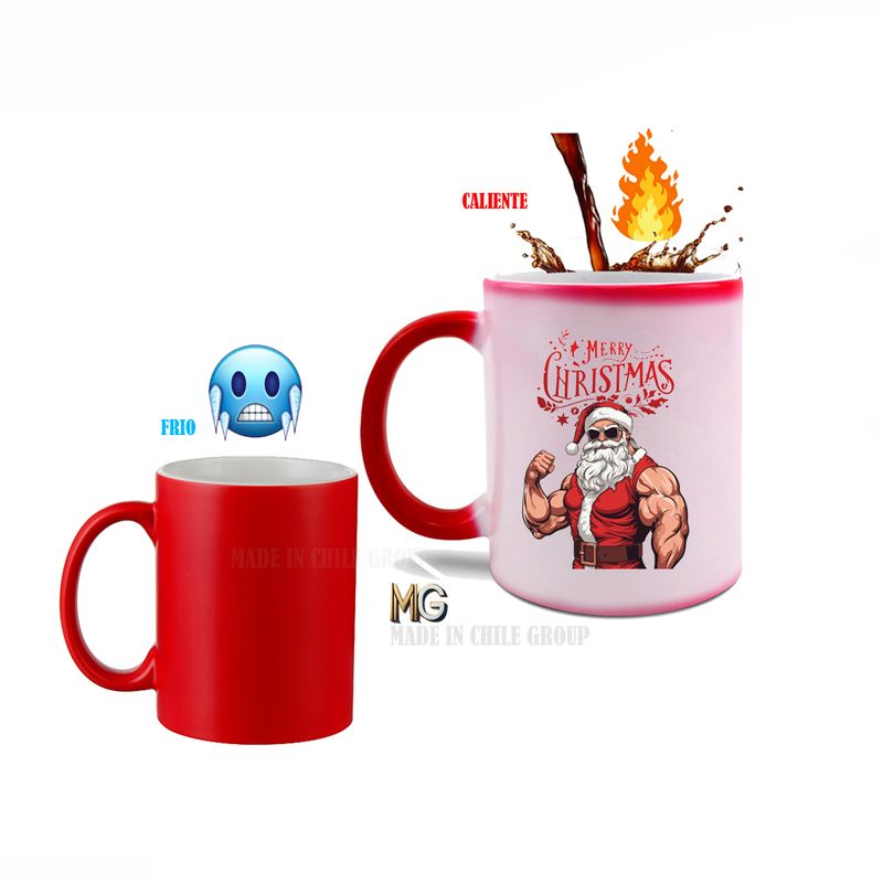 GENERICO - Tazón Magico Navidad Made at Christmas (Set de 2 unidades)