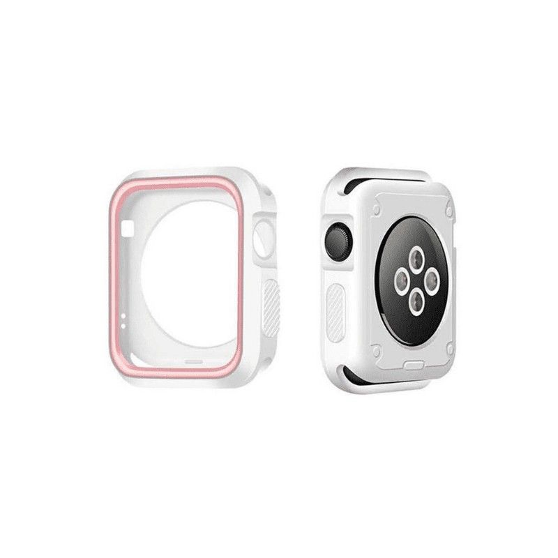 PINEAPPLESTORE - Case Apple Watch BlancoRosado 45mm