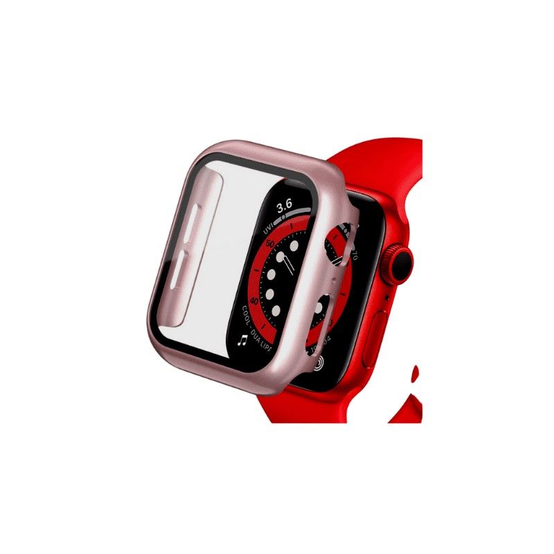 PINEAPPLESTORE - Case Apple Watch con Lámina Rose Gold 45mm