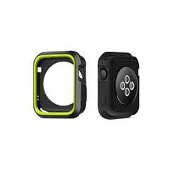 PINEAPPLESTORE - Case Apple Watch NegroAmarillo 45mm