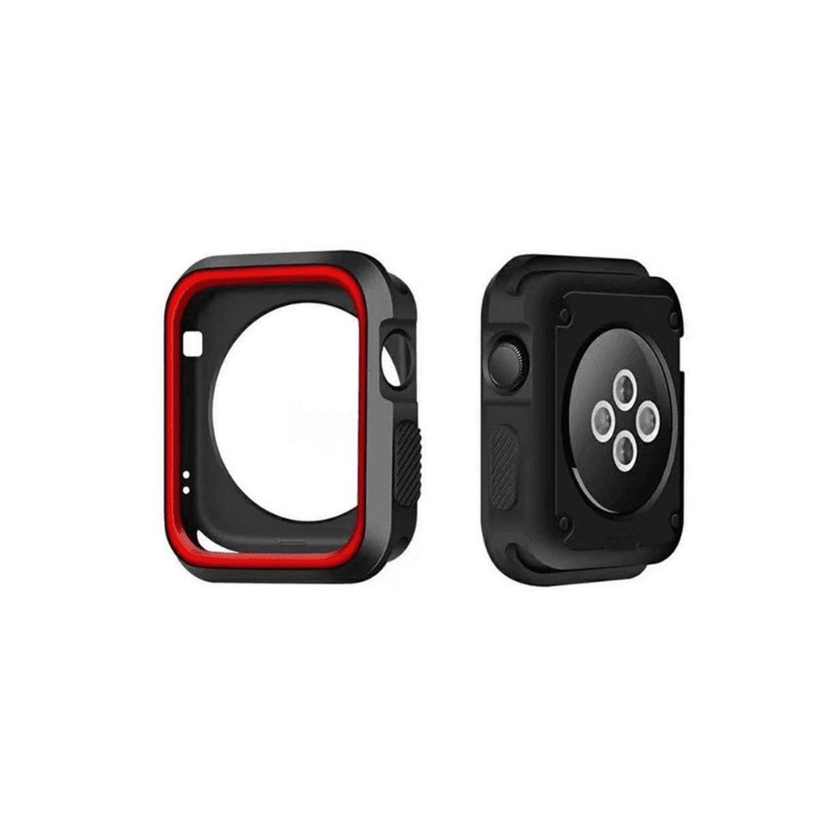 PINEAPPLESTORE - Case Apple Watch NegroRojo 41mm