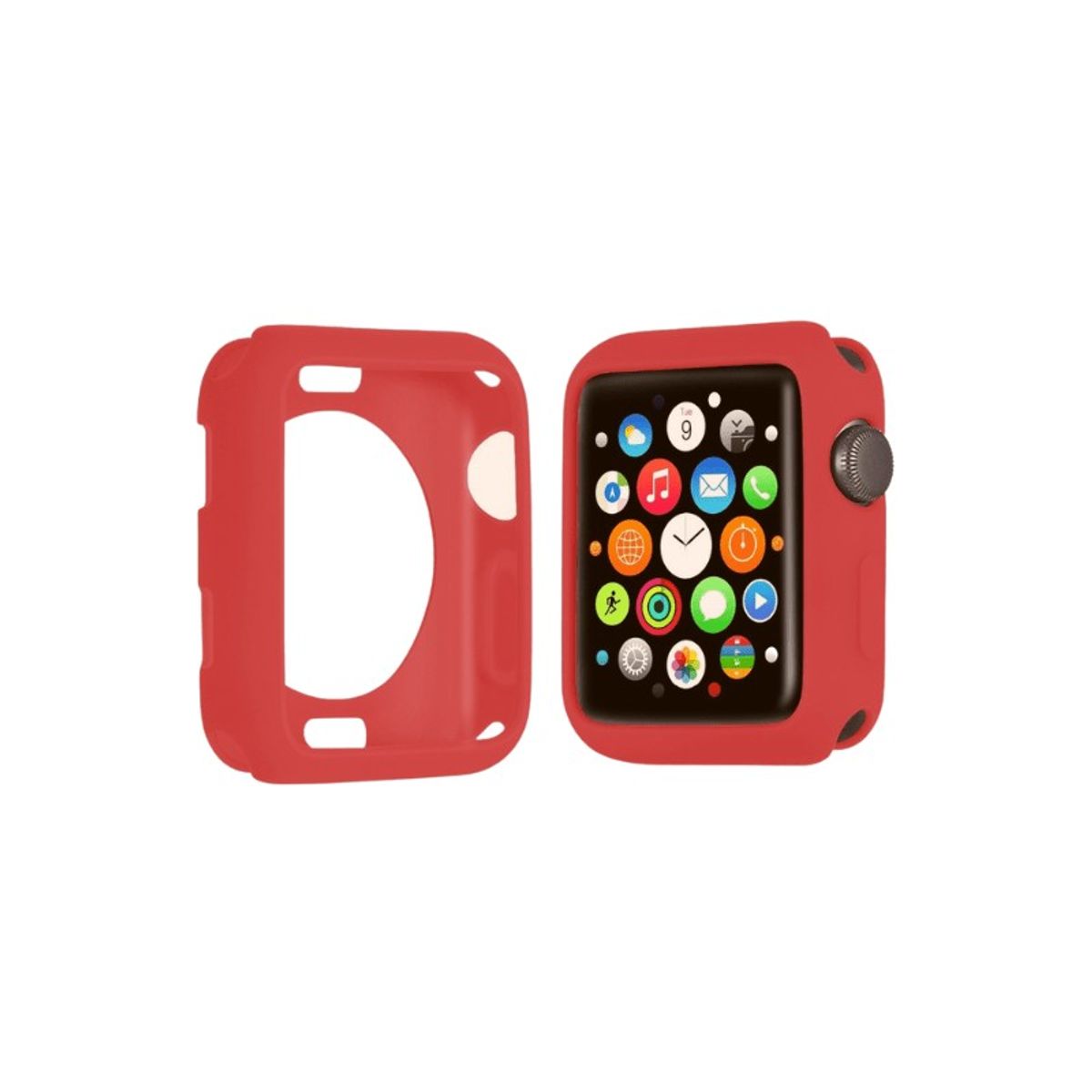 PINEAPPLESTORE - Case Apple Watch Rojo 45mm