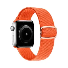 PINEAPPLESTORE - Pulsera para Apple Watch New Nylon Naranjo 42-44-45-49mm