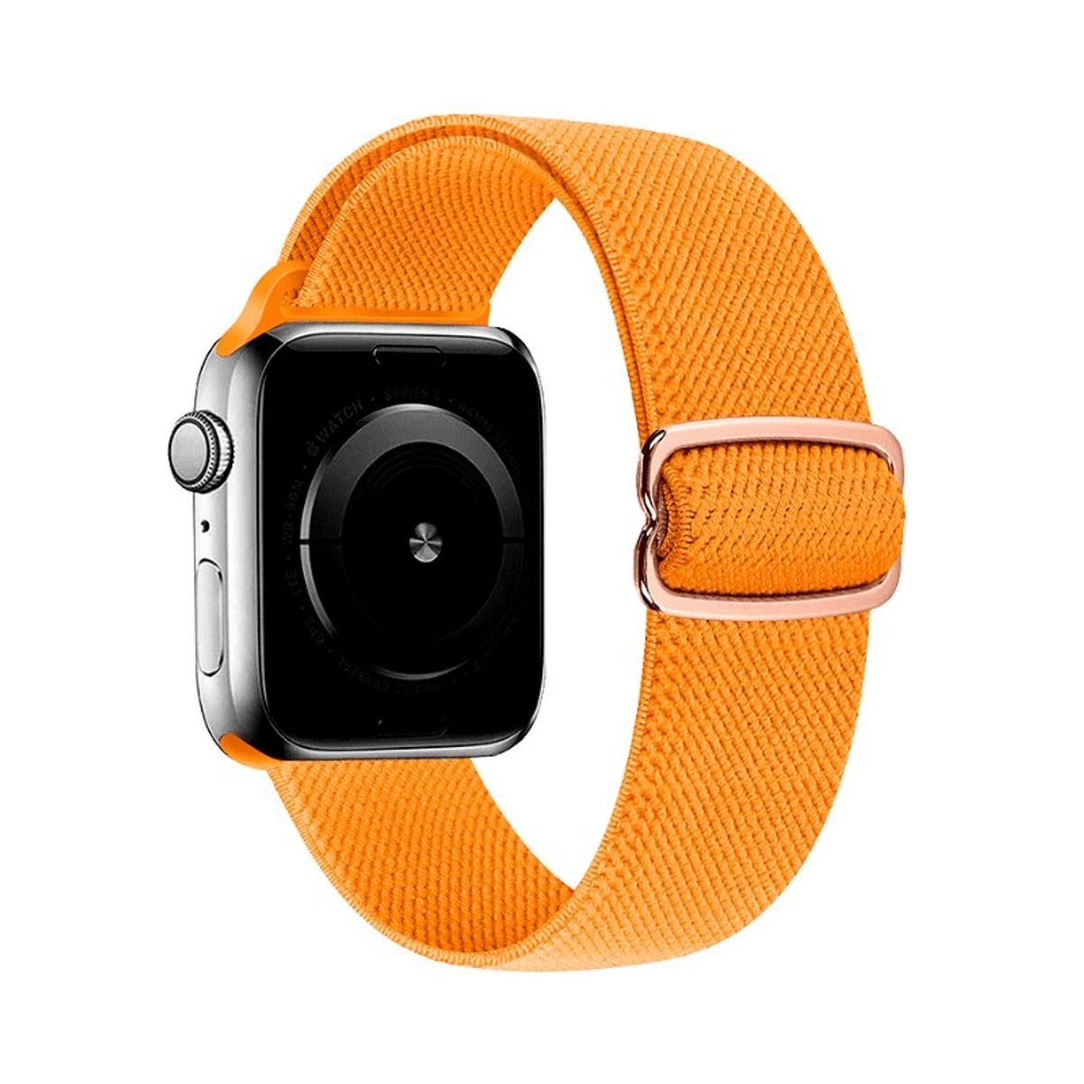 PINEAPPLESTORE - Pulsera para Apple Watch New Nylon Naranjo Claro 38-40-41mm