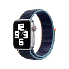 PINEAPPLESTORE - Pulsera para Apple Watch Nylon Azul Naranjo 38-40-41mm