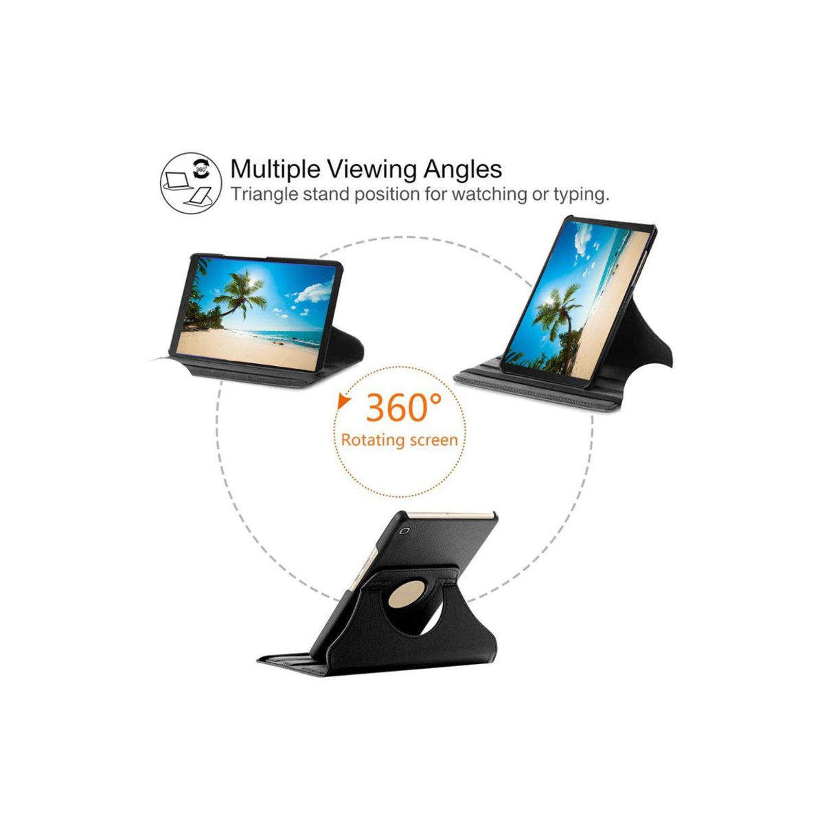 JOIGO - Funda Giratoria Para Tablet Lenovo M10 10.1 X605 X505Fucsia