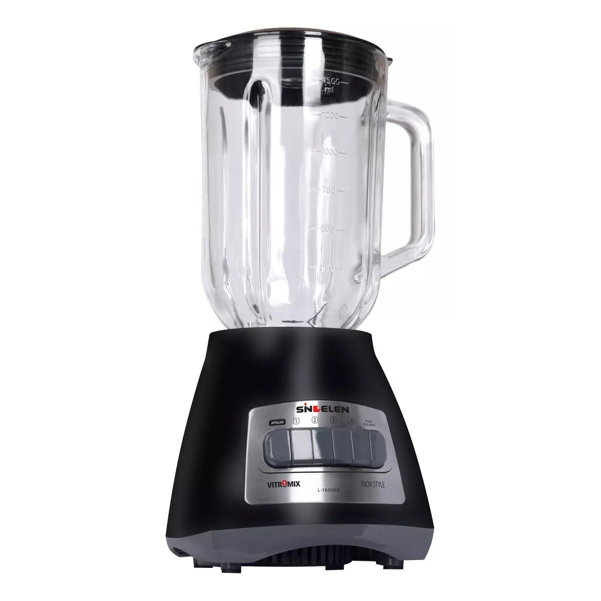 SINDELEN - Licuadora Juguera Sindelen L-1600ng Jarro Vidrio 15lt 400w