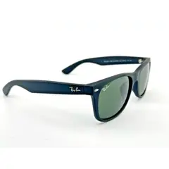 RAY BAN - Lentes de Sol New Wayfarer RB2132F Negro mate/verde 58-18
