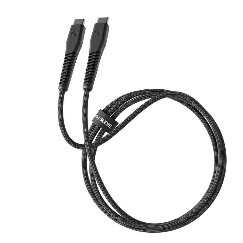 SLEVE - Cable Cargador Sleve Line X Usb Tipo C A Tipo C Black