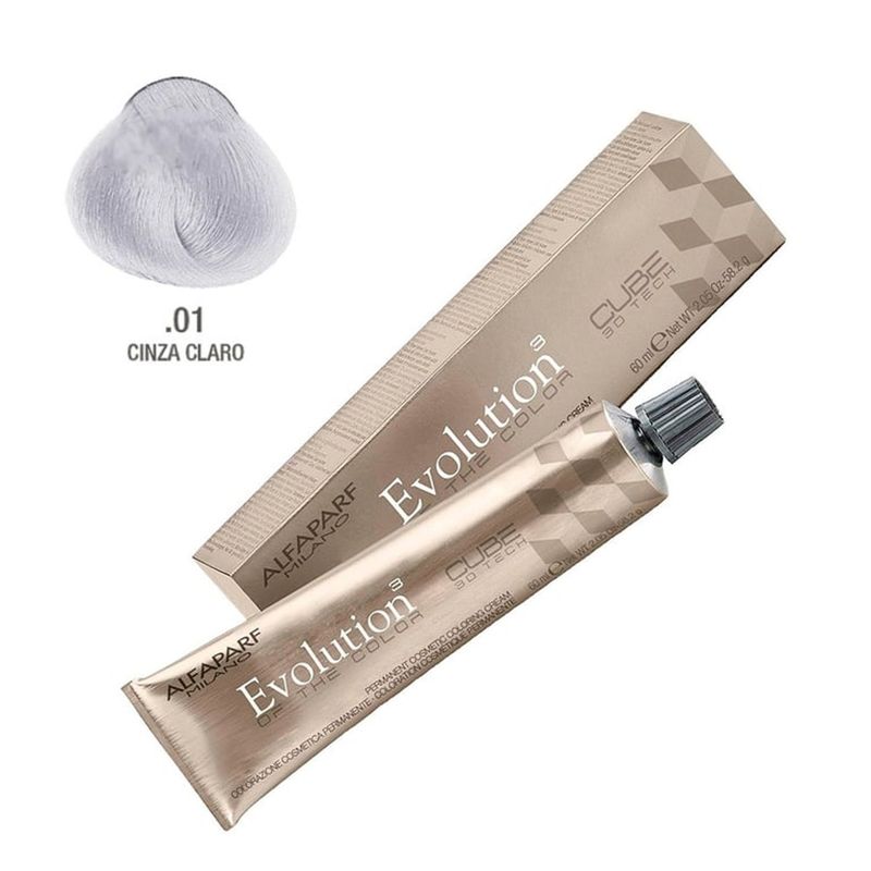 ALFAPARF MILANO - Kit Tintura Profesional Evolution Alfaparf  01 + Oxidante