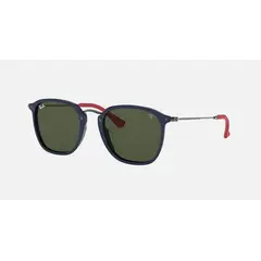 RAY BAN - Lentes de Sol Scuderia Ferrari RB2448MF Clásico azul/verde 53