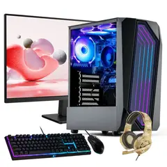 HYPERPC - PC GAMER + MONITOR 24 + Perif AMD RYZEN 5 5600GT 16gb 1Tb Vega WiFi