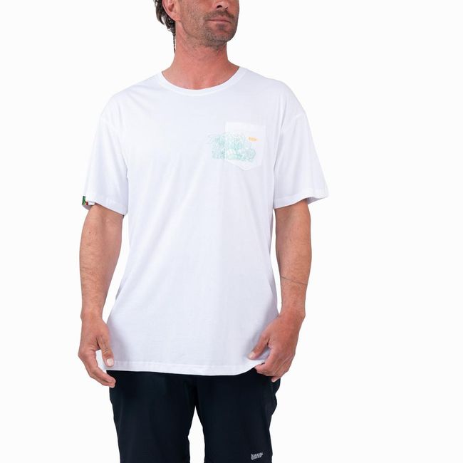 KAYA UNITE - Polera Hombre Music Blanca