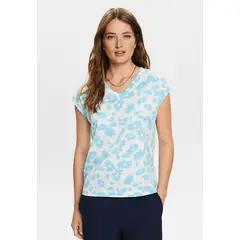 ESPRIT - Polera Con Cuello En V Mujer